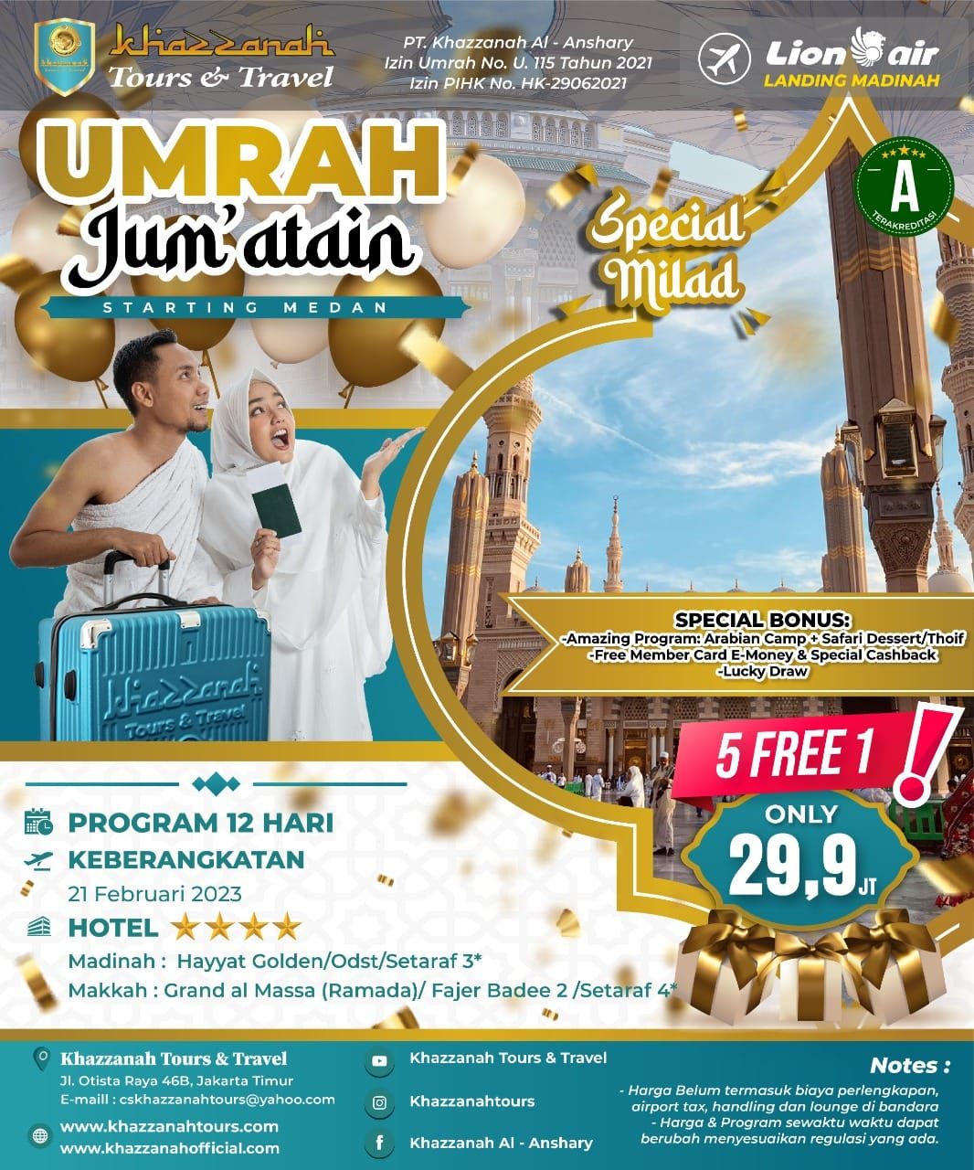 Harga Umroh Khazzanah Tour Di Jakarta Selatan