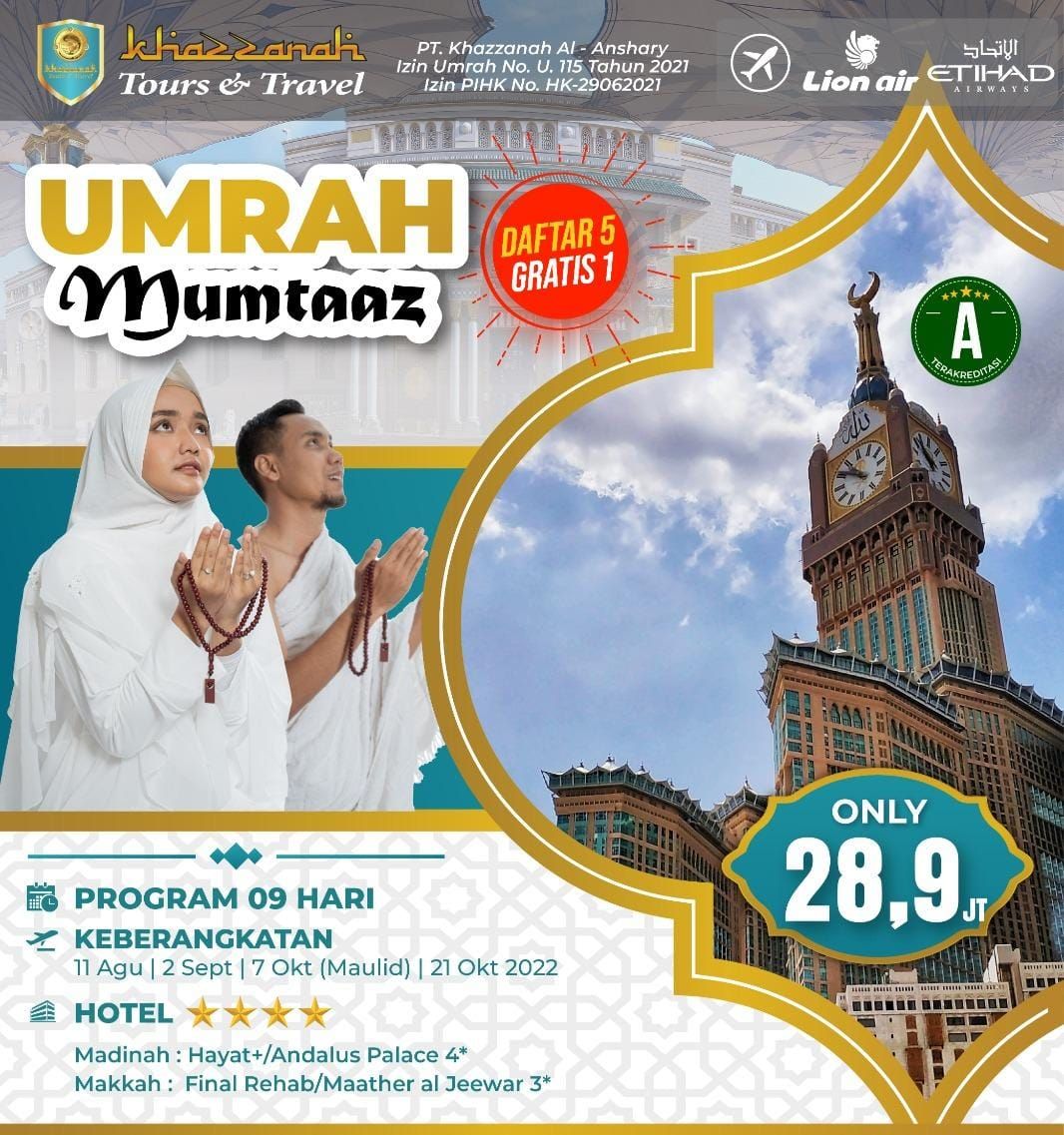 Paket Umroh Khazzanah Tour Di Bekasi