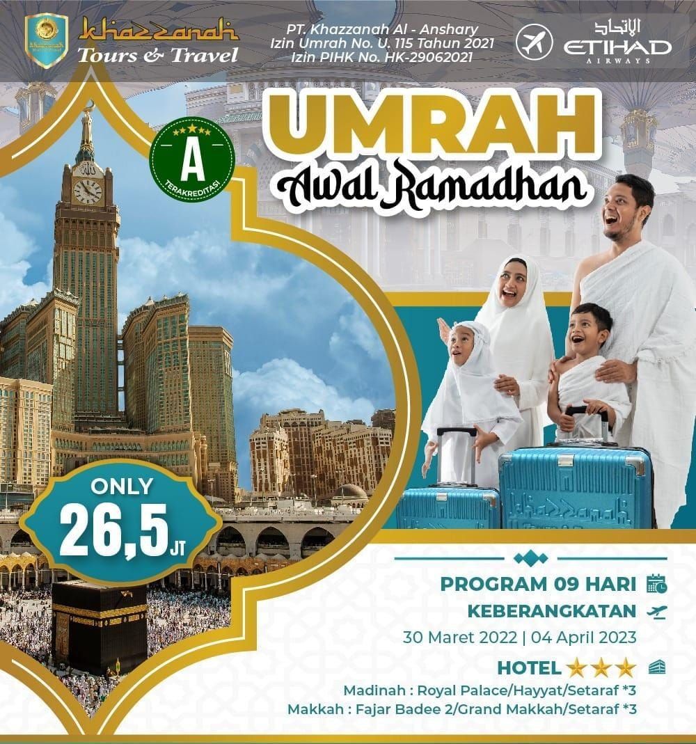 Paket Umrah Khazzanah Tour Di Jakarta Pusat