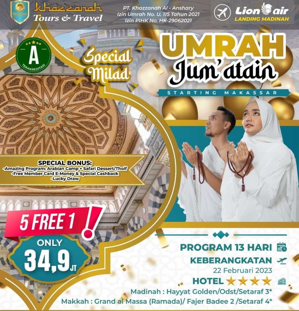 Harga Umroh Khazzanah Tour Di Bogor